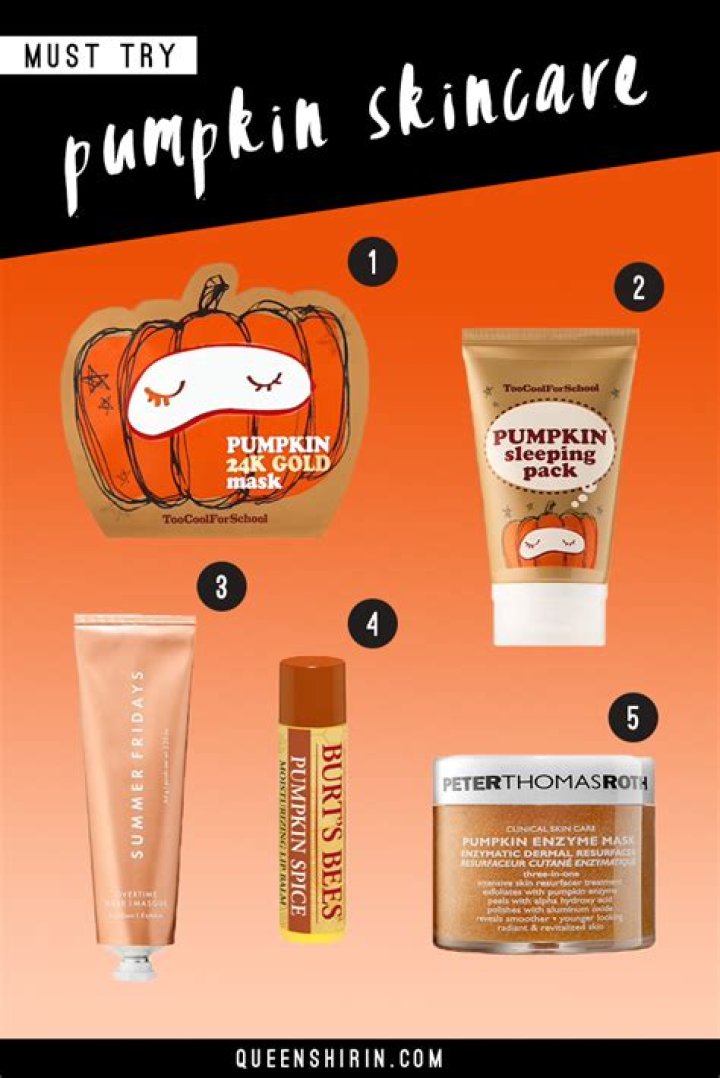 Tis the season...for pumpkin-infused beauty products